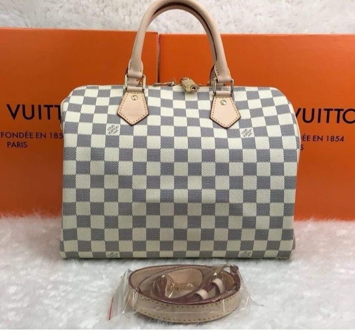 Set LV Speedy Medium,diverse nuanțe /geanta +portofel/saculet inclus