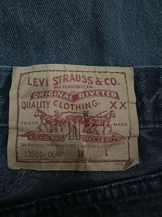 Черни/тъмно сиви дънки Levi’s