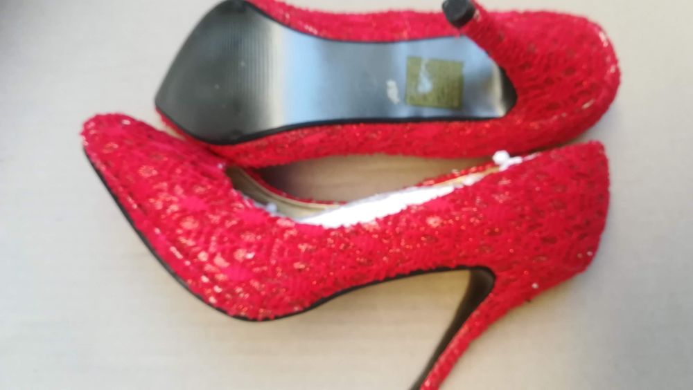 Pantofi dama culoare rosie