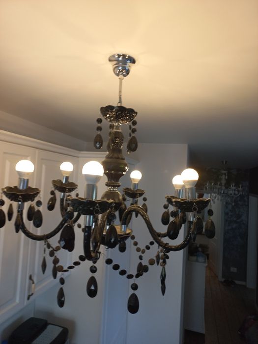 Candelabru negru lux