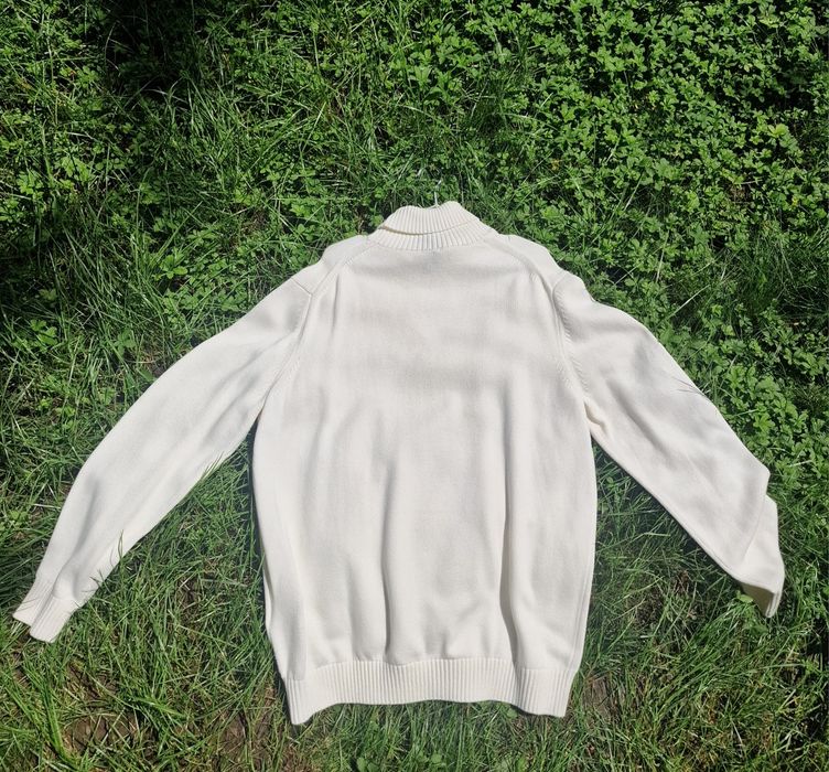 Pulover crem nou Celio cu guler înalt / maletă bărbați, mărimea XXL
