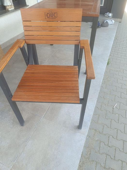 Mobilier terasa  cadru metalic