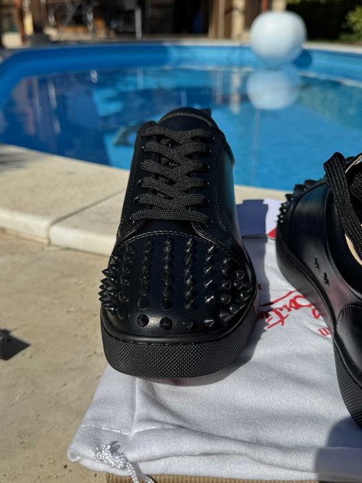 Christian Louboutin Black Spikes Мъжки Обувки 46 EUR + Кутия + Dustbag
