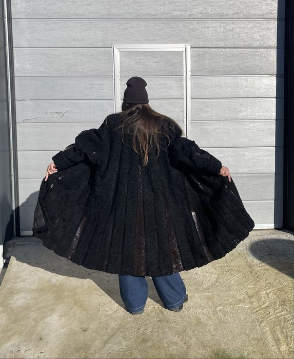 Haina Astrahan cu insertii de piele