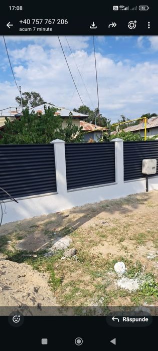 Construim garduri și porți exact după cerințele dumneavoastră (cu sau fără stâlpi de beton), cu fundație (sau fără fundație la cerere),