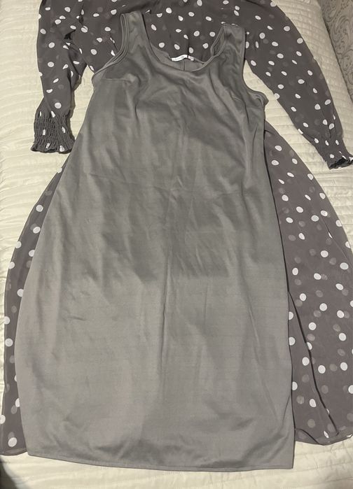 Платье в горох 48р