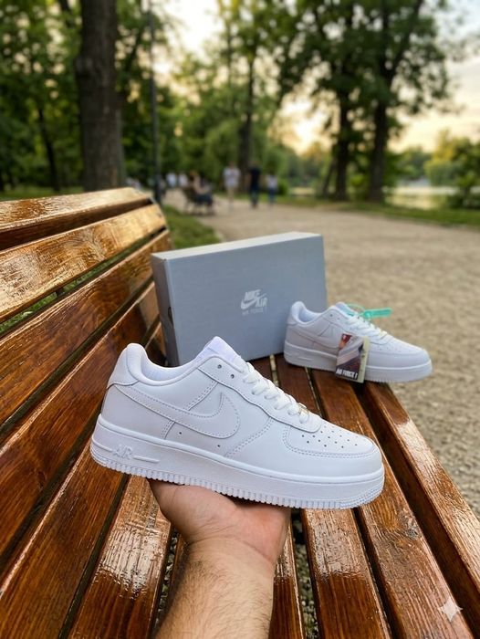 Nike Air Force One Triple White Alb - Unisex