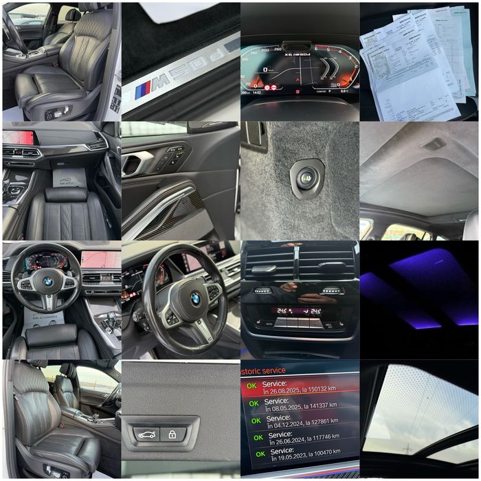 Bmw X6 M50D 400CP M pachet Skylounge Istoric Buy-Back