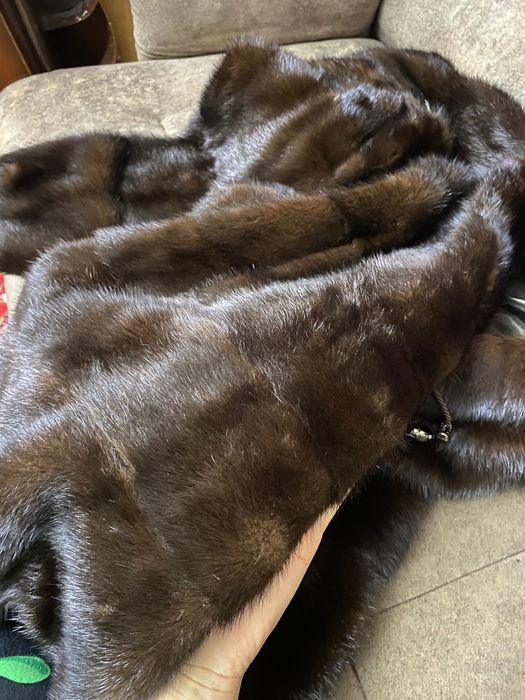 Шуба норковая натуральный мех