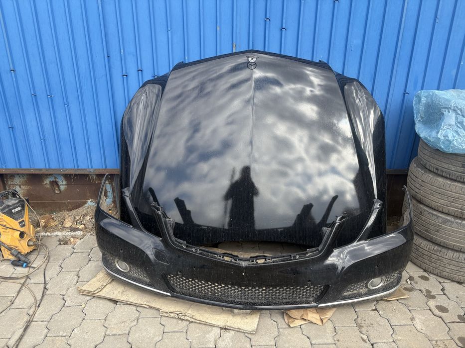 Капот бампер фары решетка W212