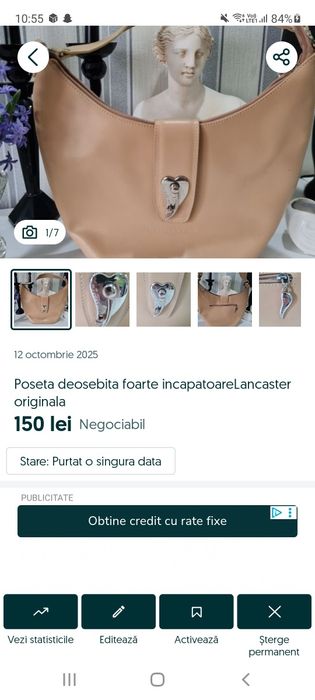 Poseta originala Lancaster