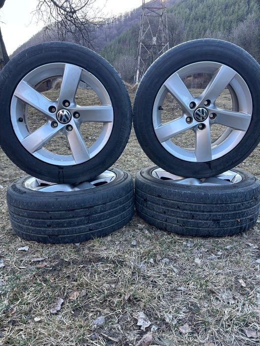 Jante aliaj 5x112 VW Golf Passat Audi Seat Skoda + anv vara 205 55 16