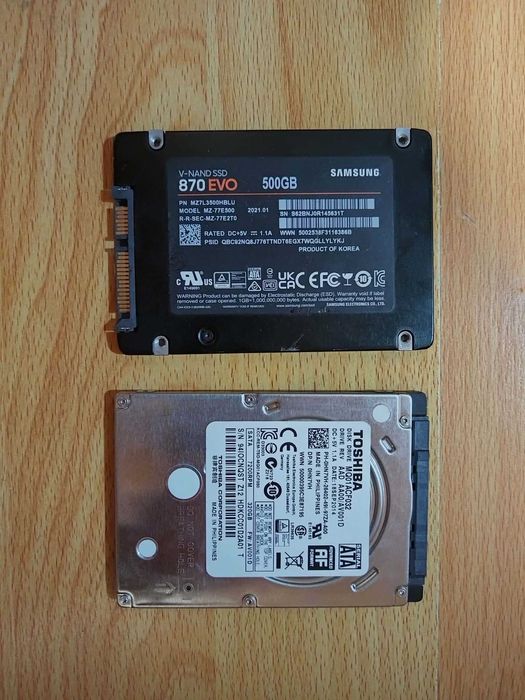 (SSD) SAMSUNG 870 EVO, 500GB, SATA III, 2.5" (Super Ofertă).