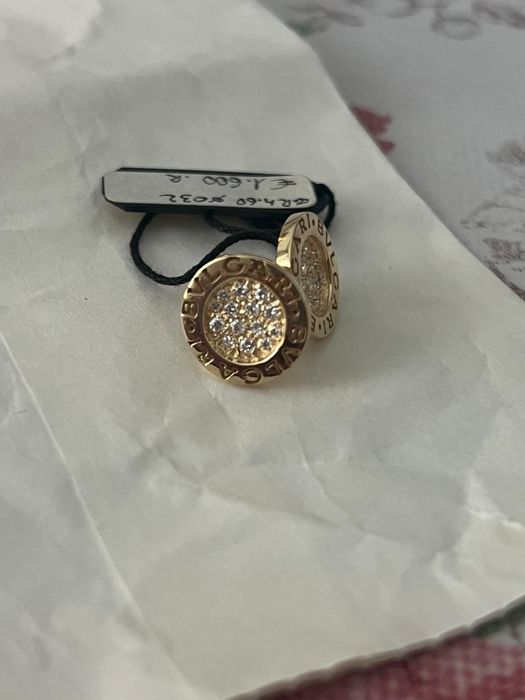 Cercei Bvlgari Aur 18K cu diamante