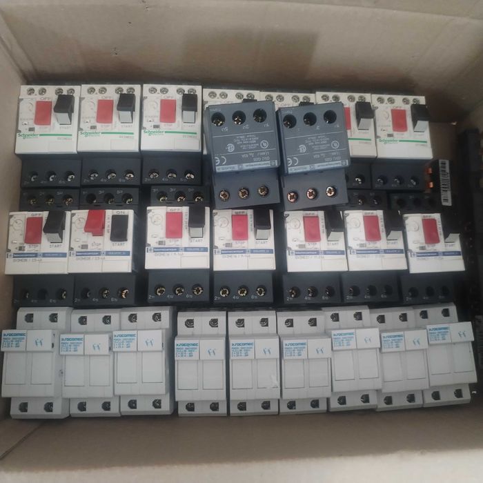 relee termice- Disjunctoare Motoare electrice. Siguranțe Socomec / Schneider / Telemecanique