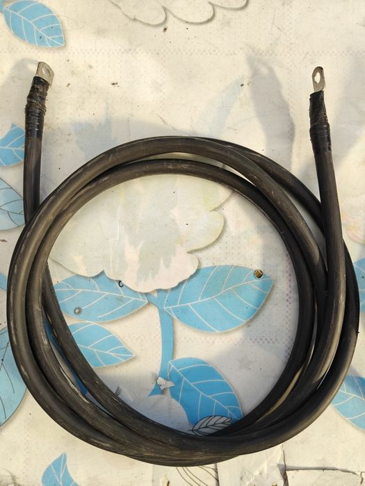 Set 2 Cabluri Cupru Conectare Acumulatori – 35mm² / 2 metri