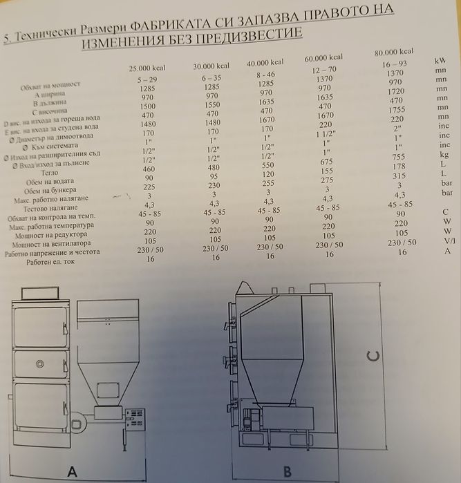 Комбиниран пелетен котел 40 kw