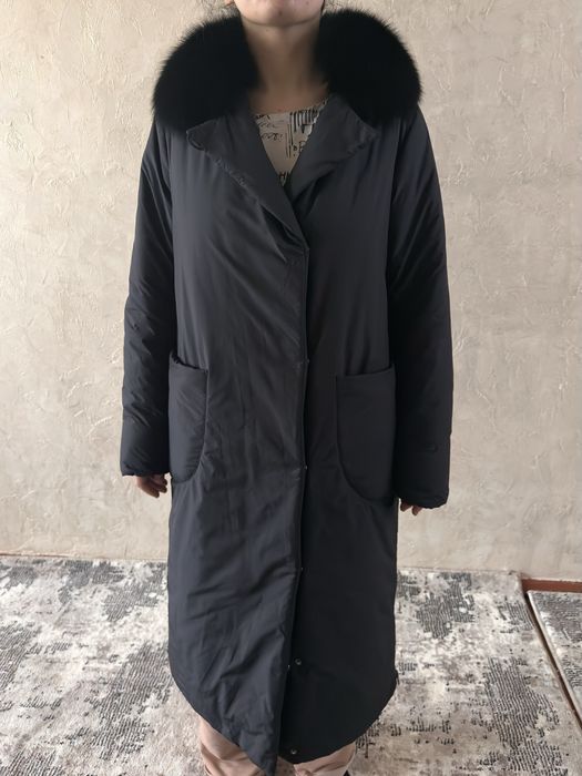 Длинная женская куртка