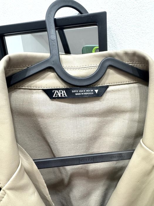 Рокля кожена на Zara S