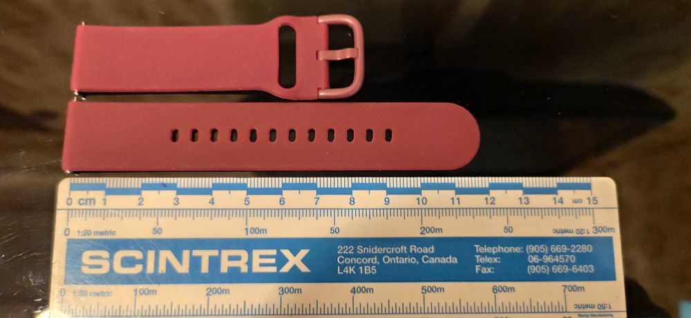 Ремешок для часов силиконовый - 20мм.