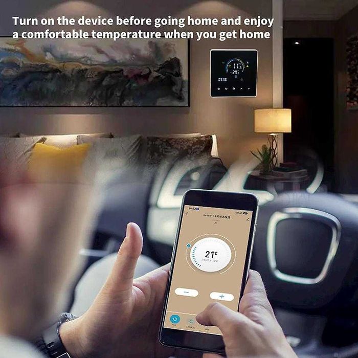 Смарт Стаен Термостат Smart Wifi Termostat Tuya WIFI - K2RH3A