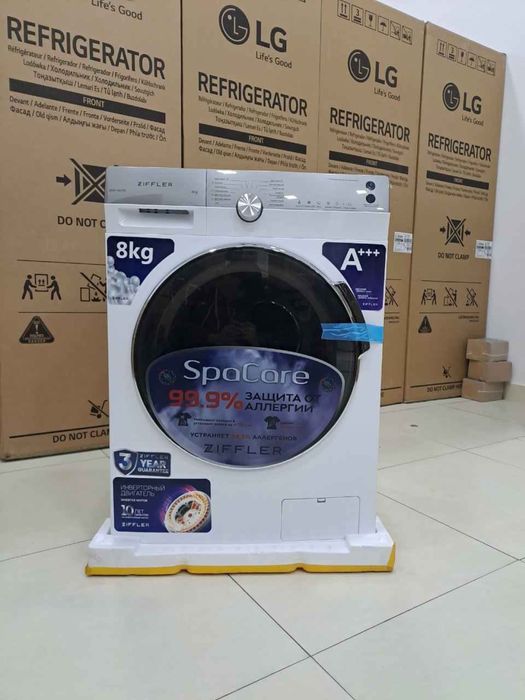 beston immer rulls Ziffler 8 kg kir moshina garantiya dastavka ustanov