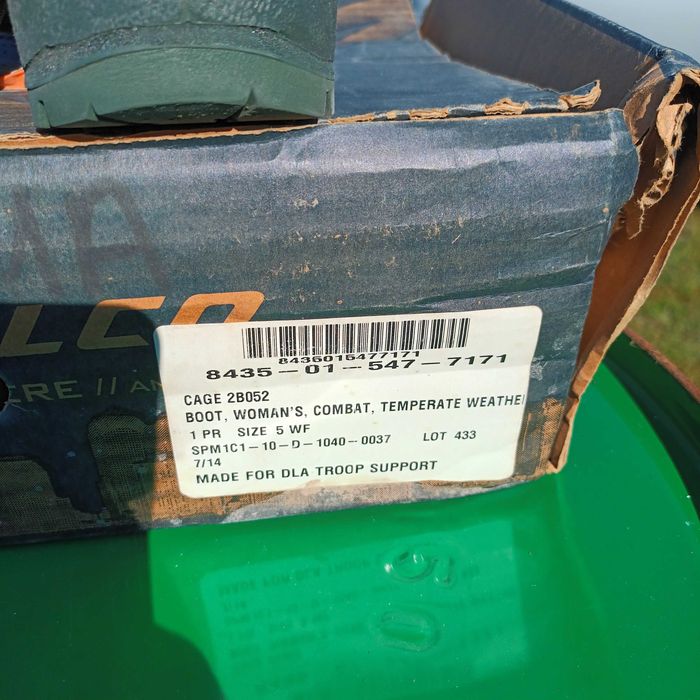 Bocanci militari de aviatie, Wellco 5WF, talpic 24 cm Gore-Tex, Vibram