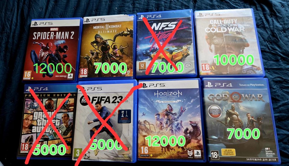 Игры диски на ps5 ps4