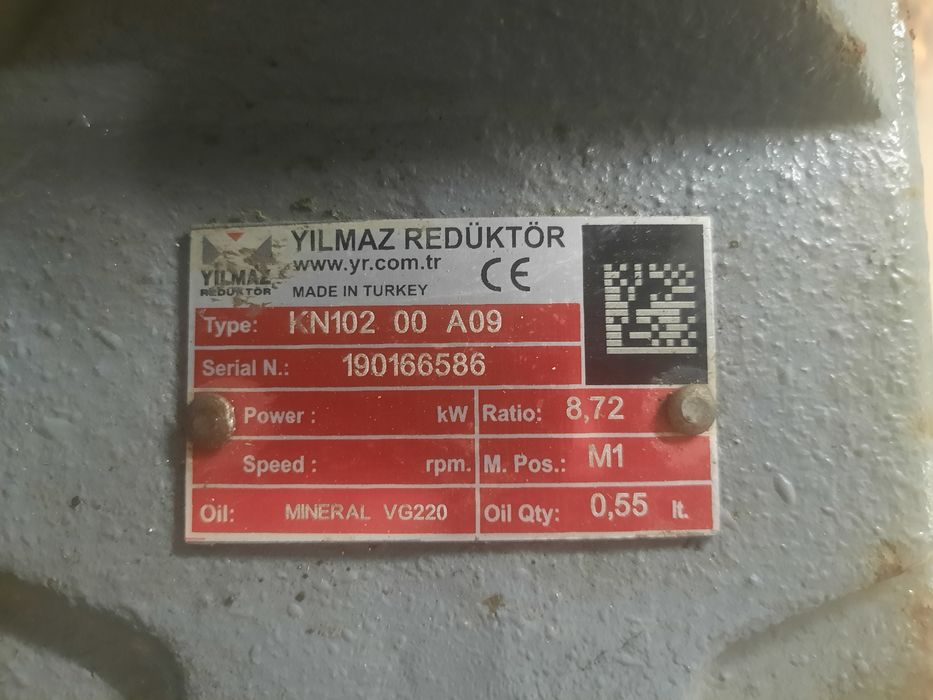 Motor cu reductor  cazan tuică