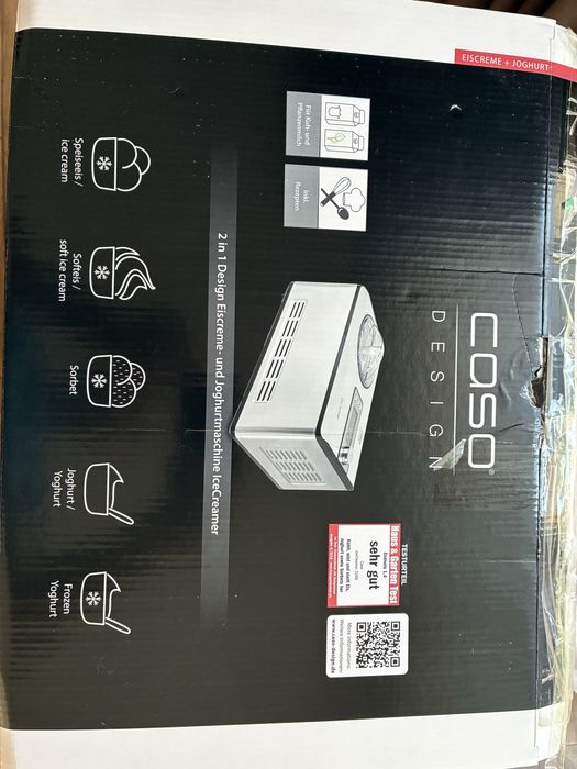 Vând aparat de înghețată cu compresor, CASO