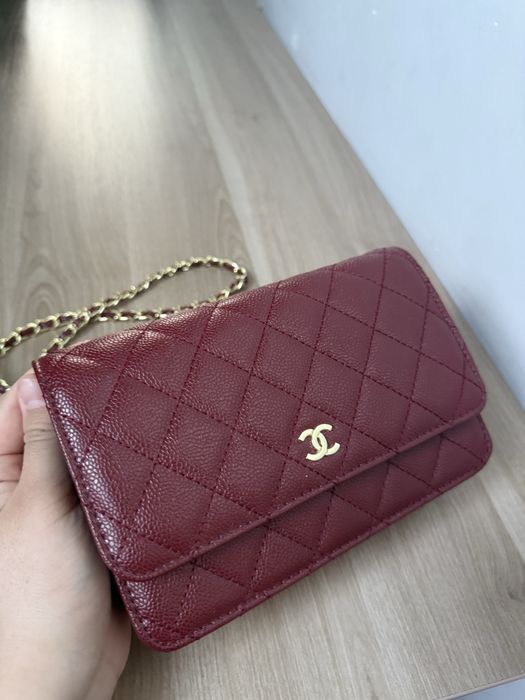 Люкс сумка Chanel бордовый