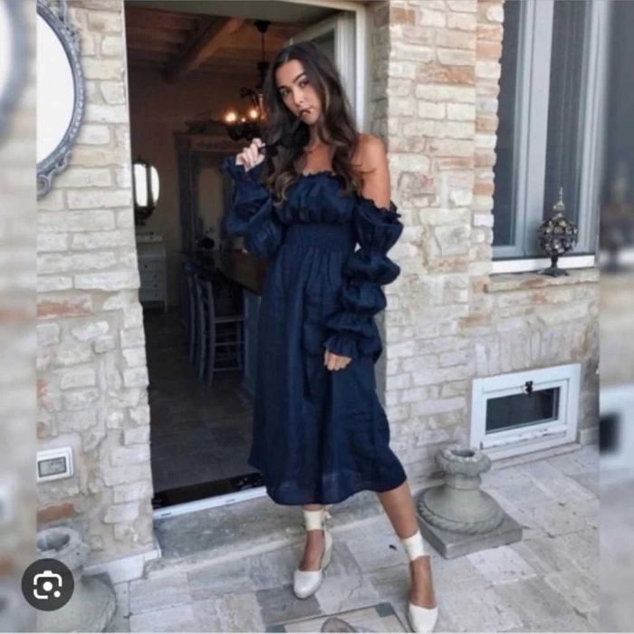 Sleeper Michelin Rochie bleumarin din in