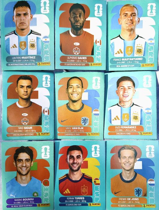 Наклейки Panini World cup 2026 обмен