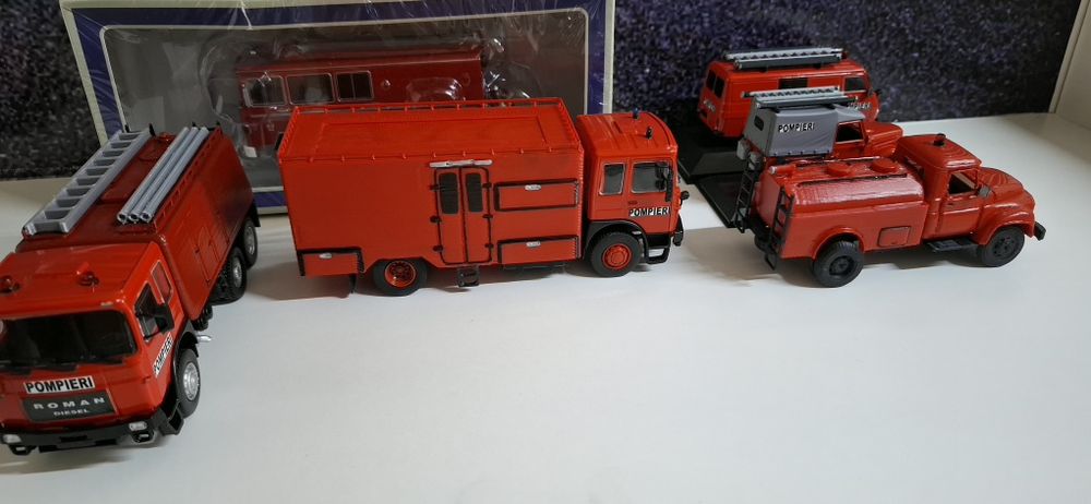 Machete pompieri scara 1/43