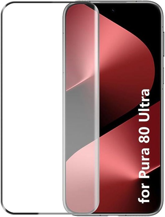 5d извит стъклен протектор за huawei pura 80 ultra с цялостно залепван
