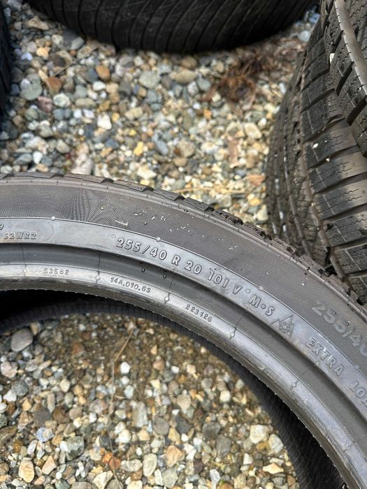 255/40R20 Continental, Anvelope M+S, stare excelenta, DOT 2023, Cauciucuri M+S
