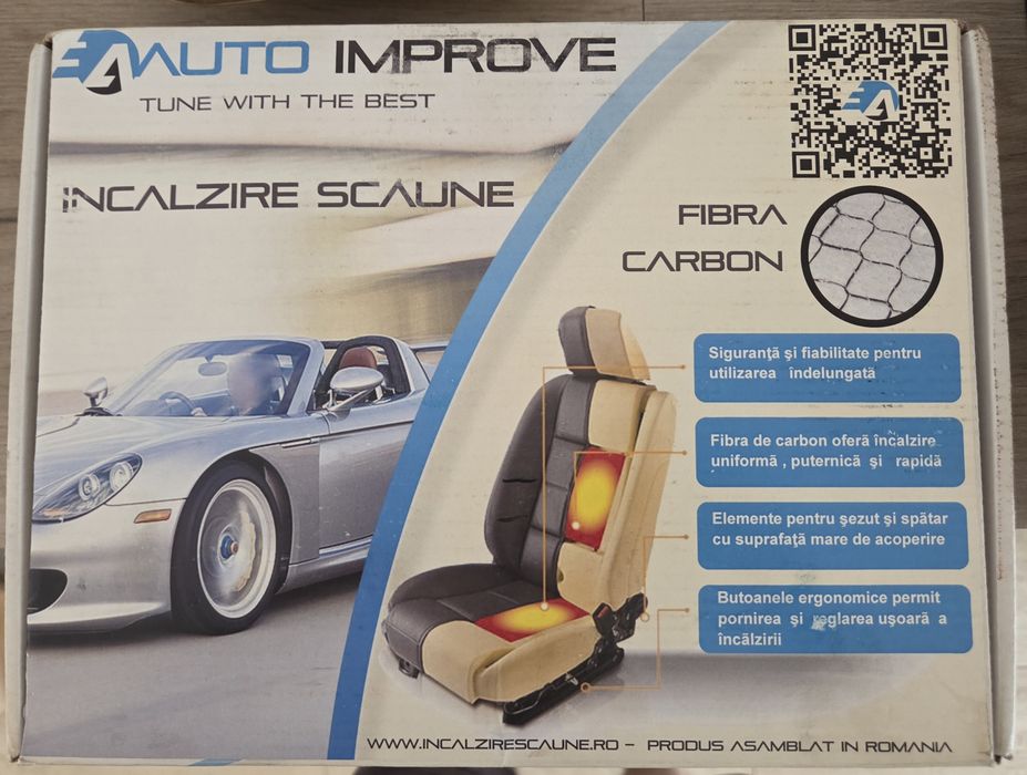 Kit încălzire scaune universal pentru doua scaune fata
