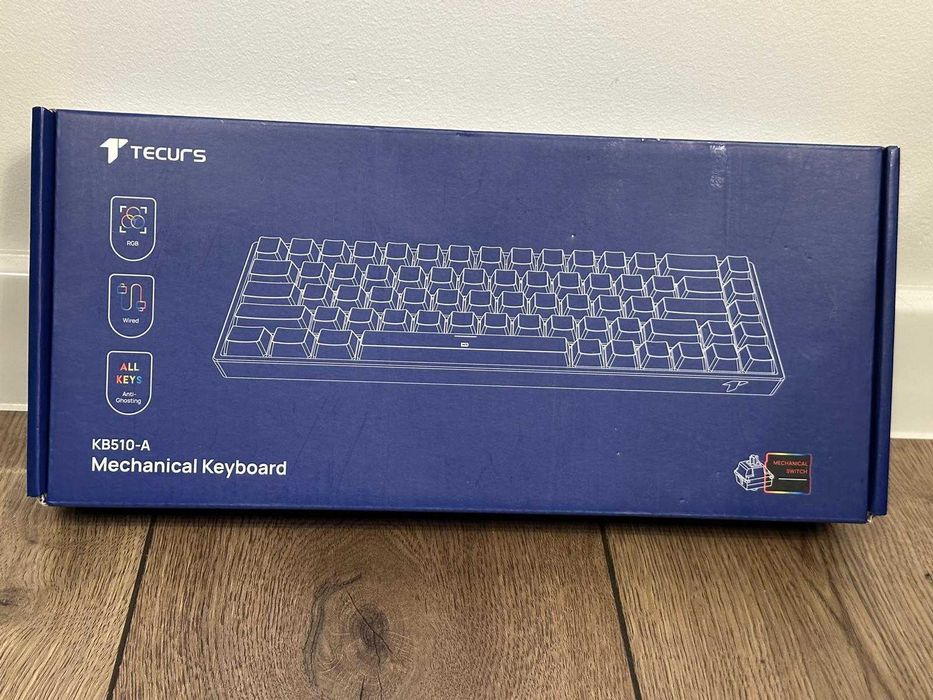 Tastatură gaming mecanică TECURS KB-510A RGB, wireless, nouă