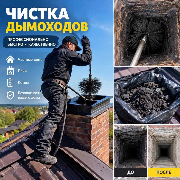 Чистка дымоходов