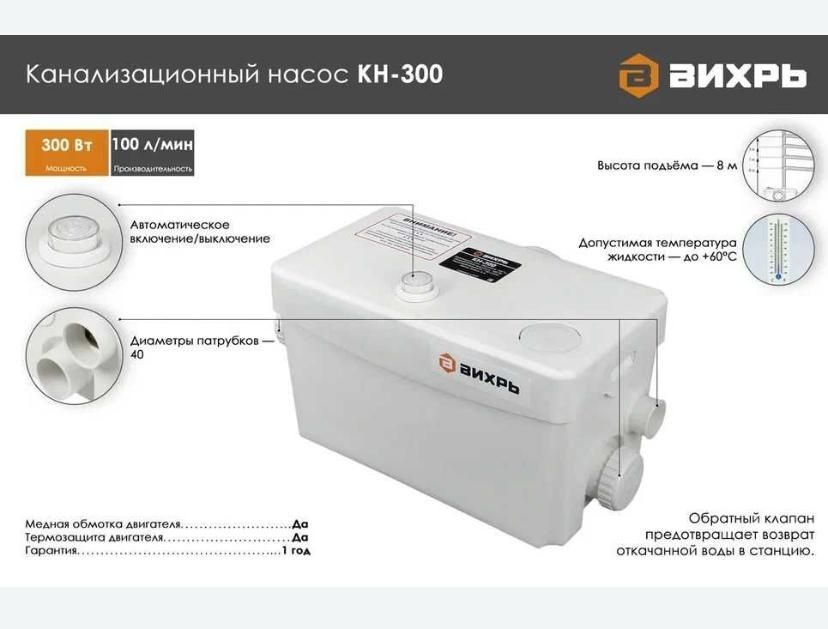 Продам насос под раковину, практически новый пользовались неделю.