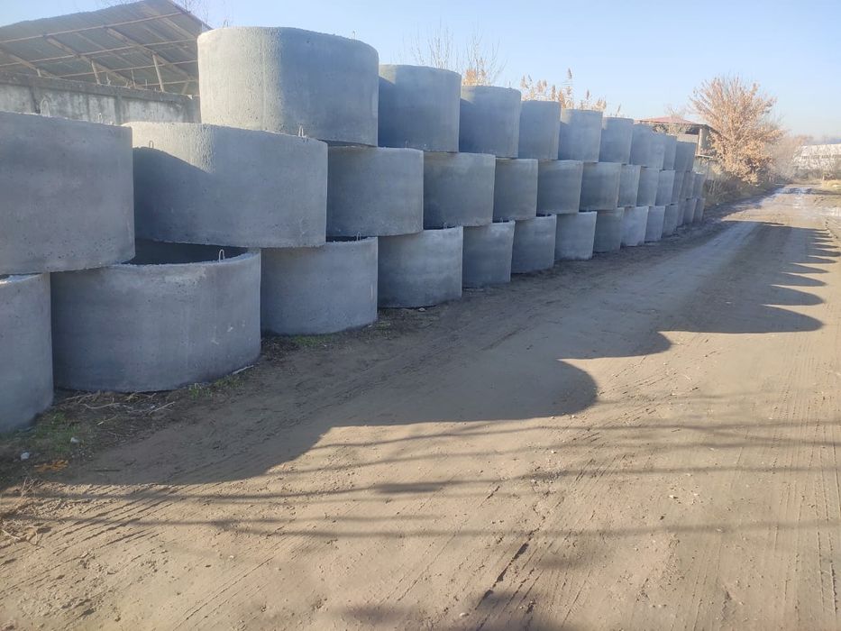 Заводские бетонные кольца