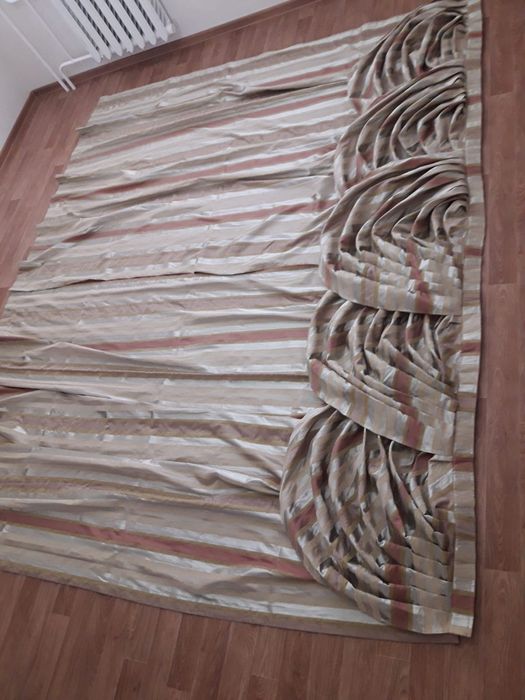 Шторы, ламбрекен - комплект