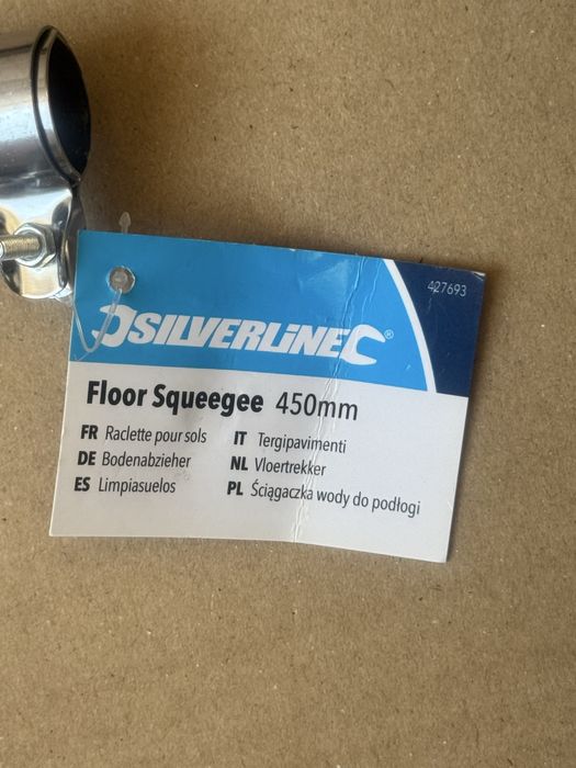 подова гумена шпатула 45см silver line