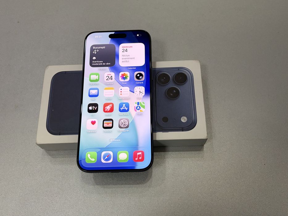 Iphone 17 Pro Max, 256GB, Deep Blue, nou la cutie