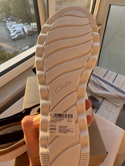 Продавам чисто нови дамски сандали ест. кожа Clarks Jilian Spring
