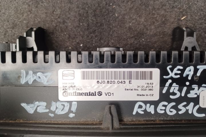 Comanda AC 6J0820043E 6J0820043E Seat Ibiza a 4-a generatie 6J