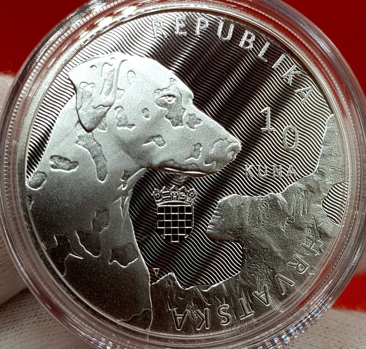 Laos Croatia Cambogia monede lingou argint 999