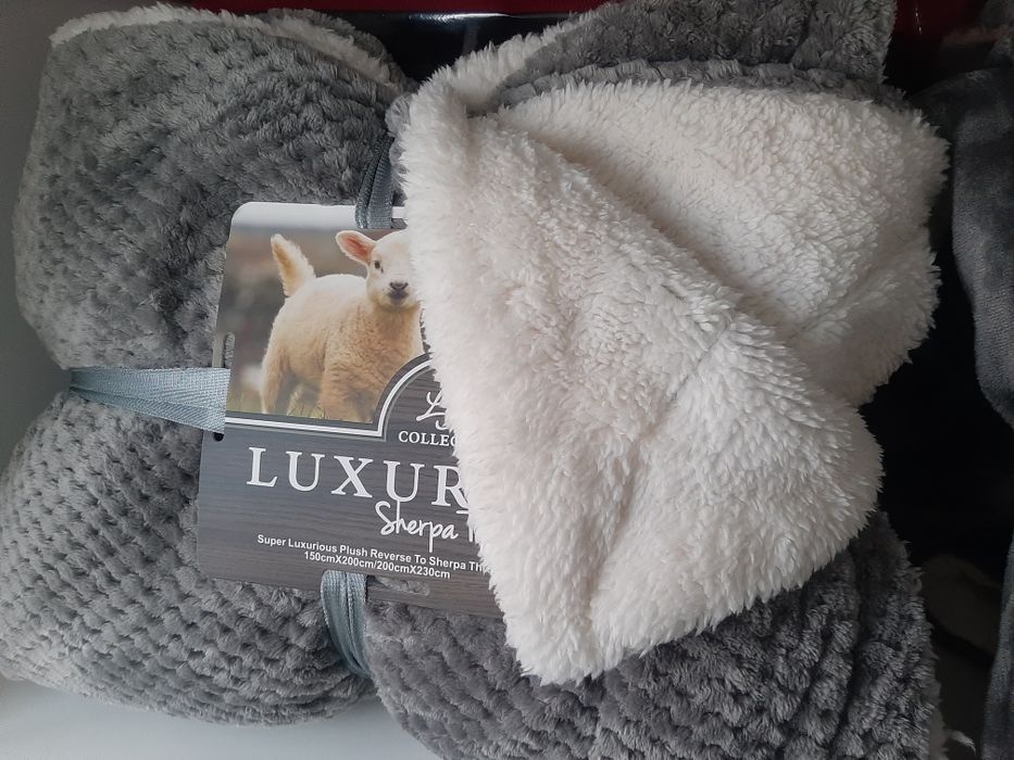 Плед  барашка  двух старонный