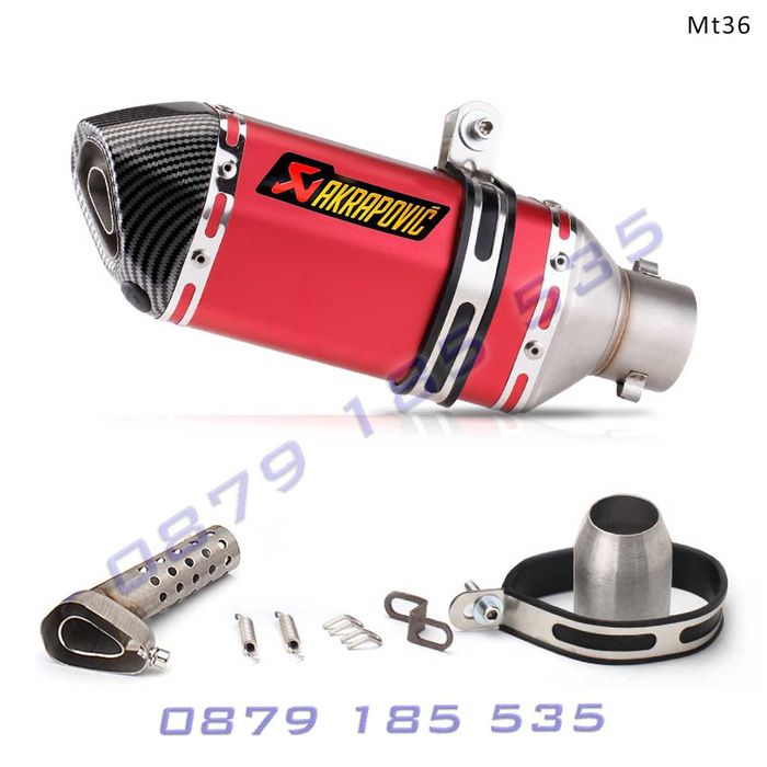 Ауспух AKRAPOVIC спортно гърне мотор 300 мм 30см акрапович накрайник