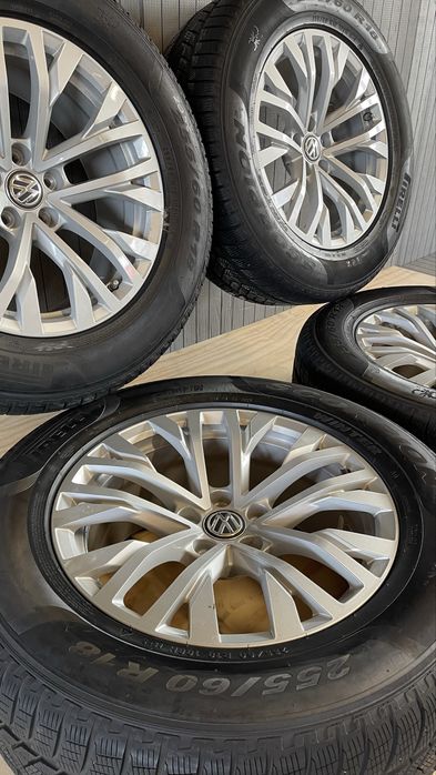Jante Roți 18 VW Touareg 3 Audi Q7 Q8 Anvelope iarna 255 60 R18